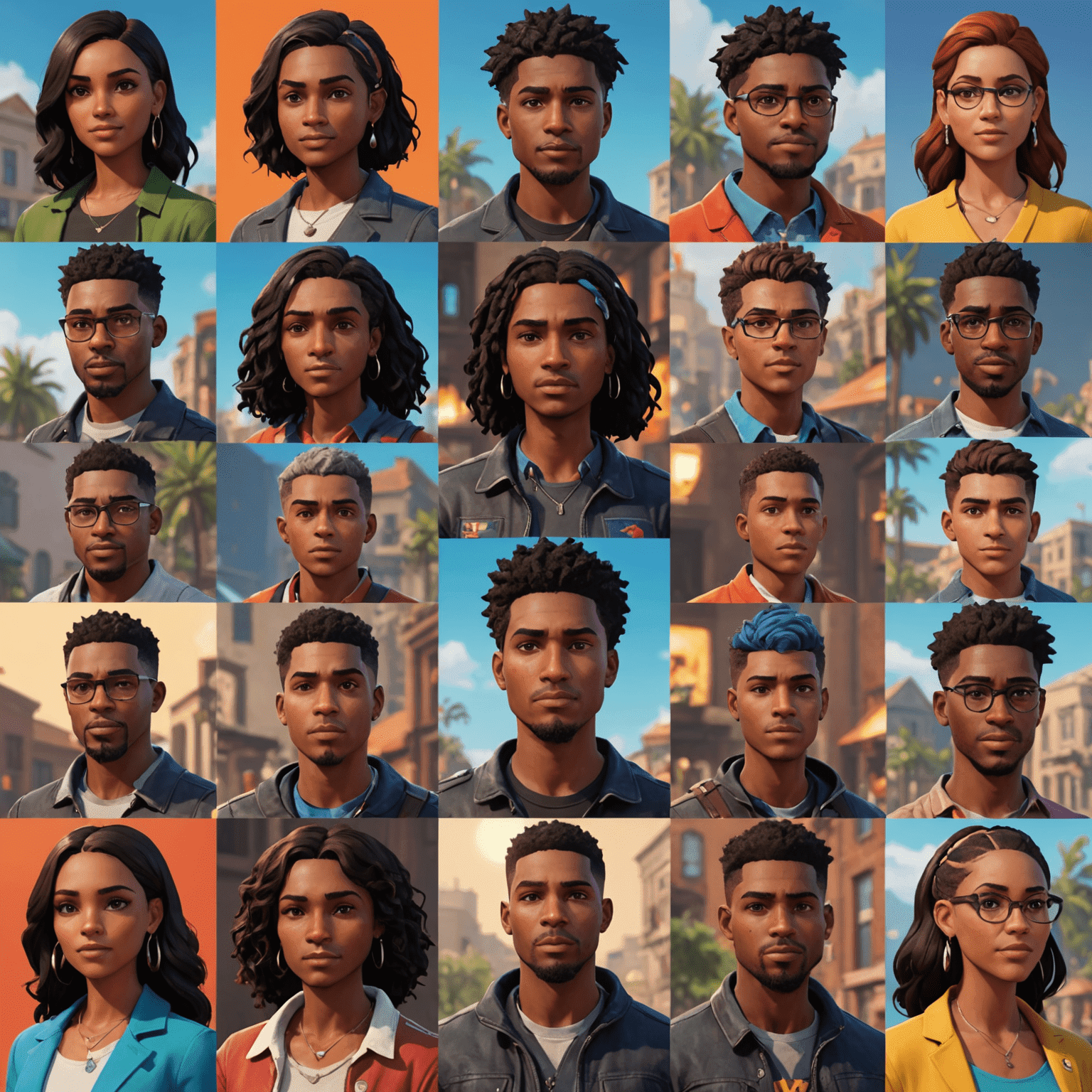 A collage of player avatars and in-game screenshots, showcasing diverse characters and epic moments from Sociality GMS. The image represents the vibrant community and their shared experiences.